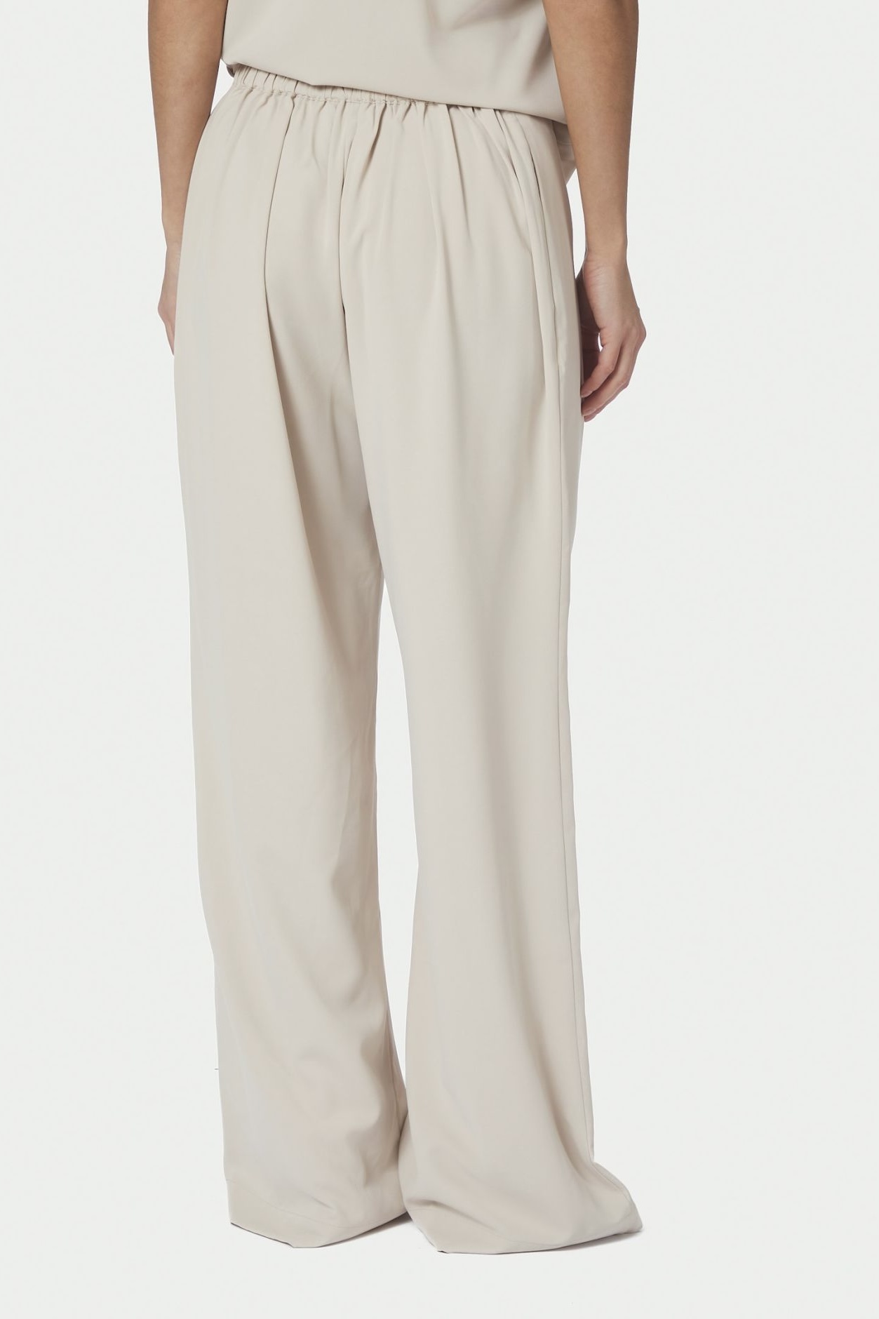 Neo Noir -Lunet Crepe Pant Ivory - 3