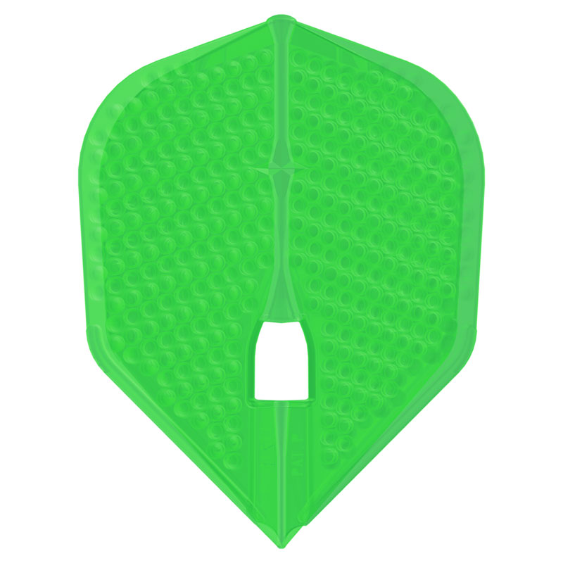 L-Style Flights Dimple Pro L3 Lime Green Shape NO6