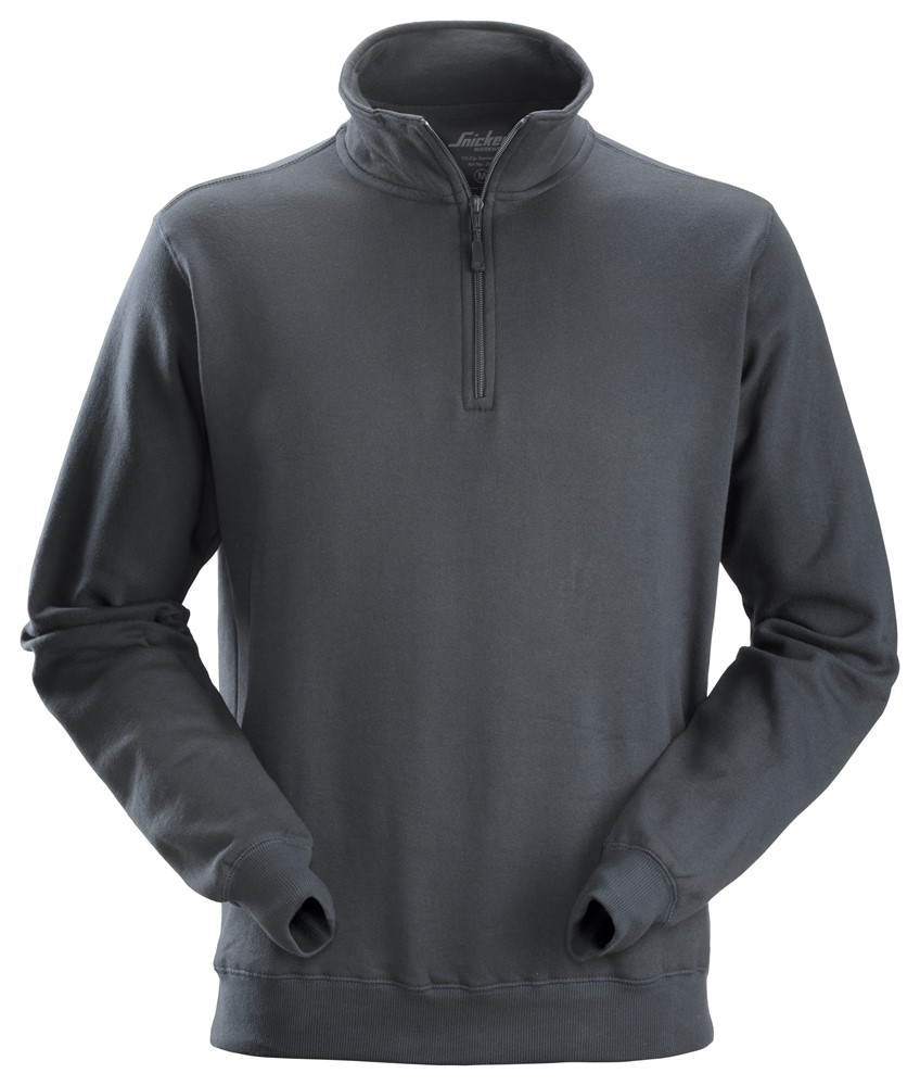 Snickers Workwear – Sweatshirt med halvlång dragkedja - 3