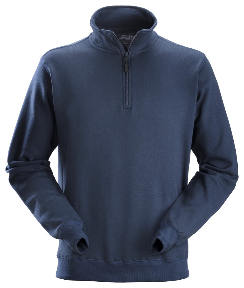 Snickers Workwear – Sweatshirt med halvlång dragkedja - 4