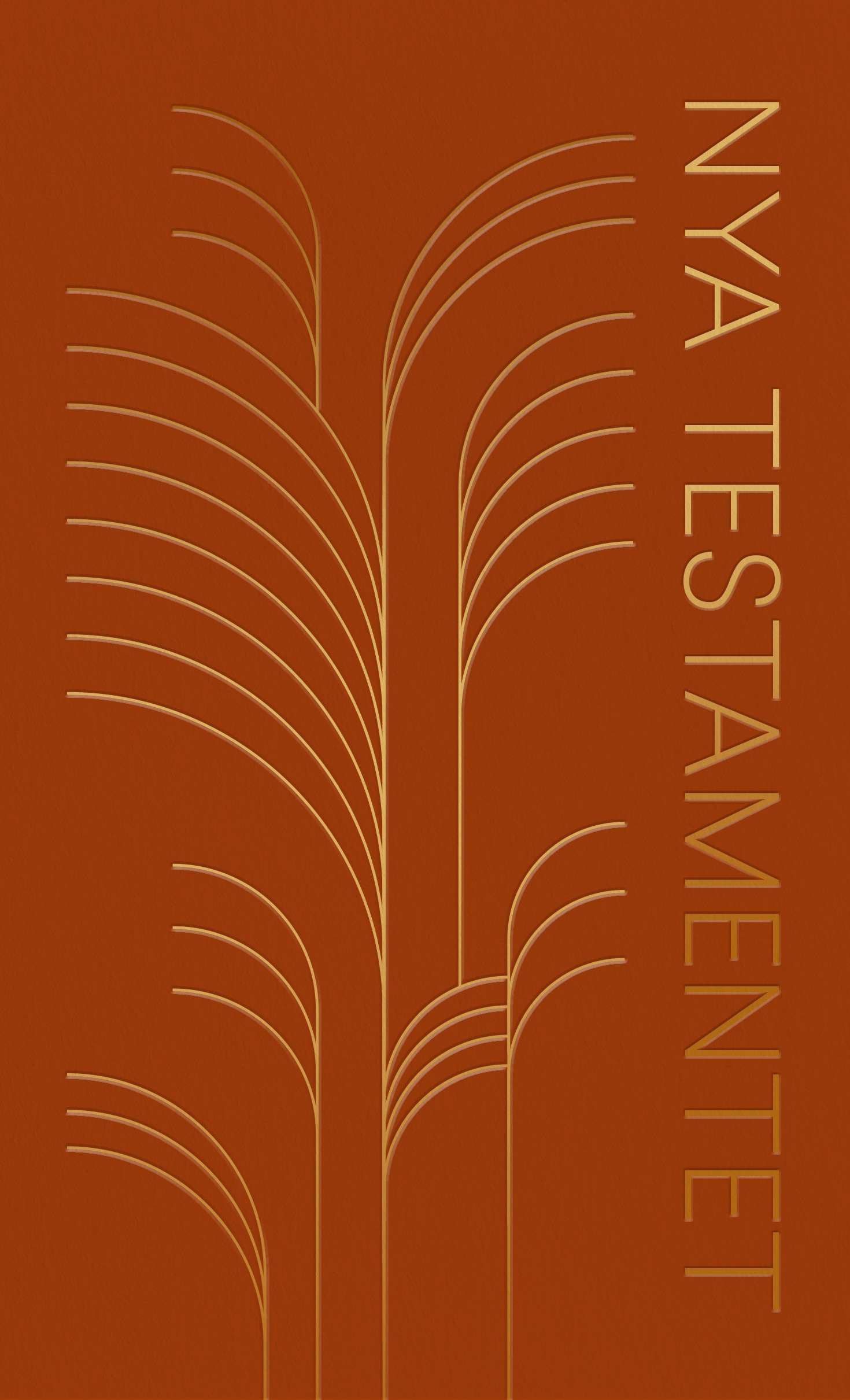 Nya testamentet 2026 flexband terracotta