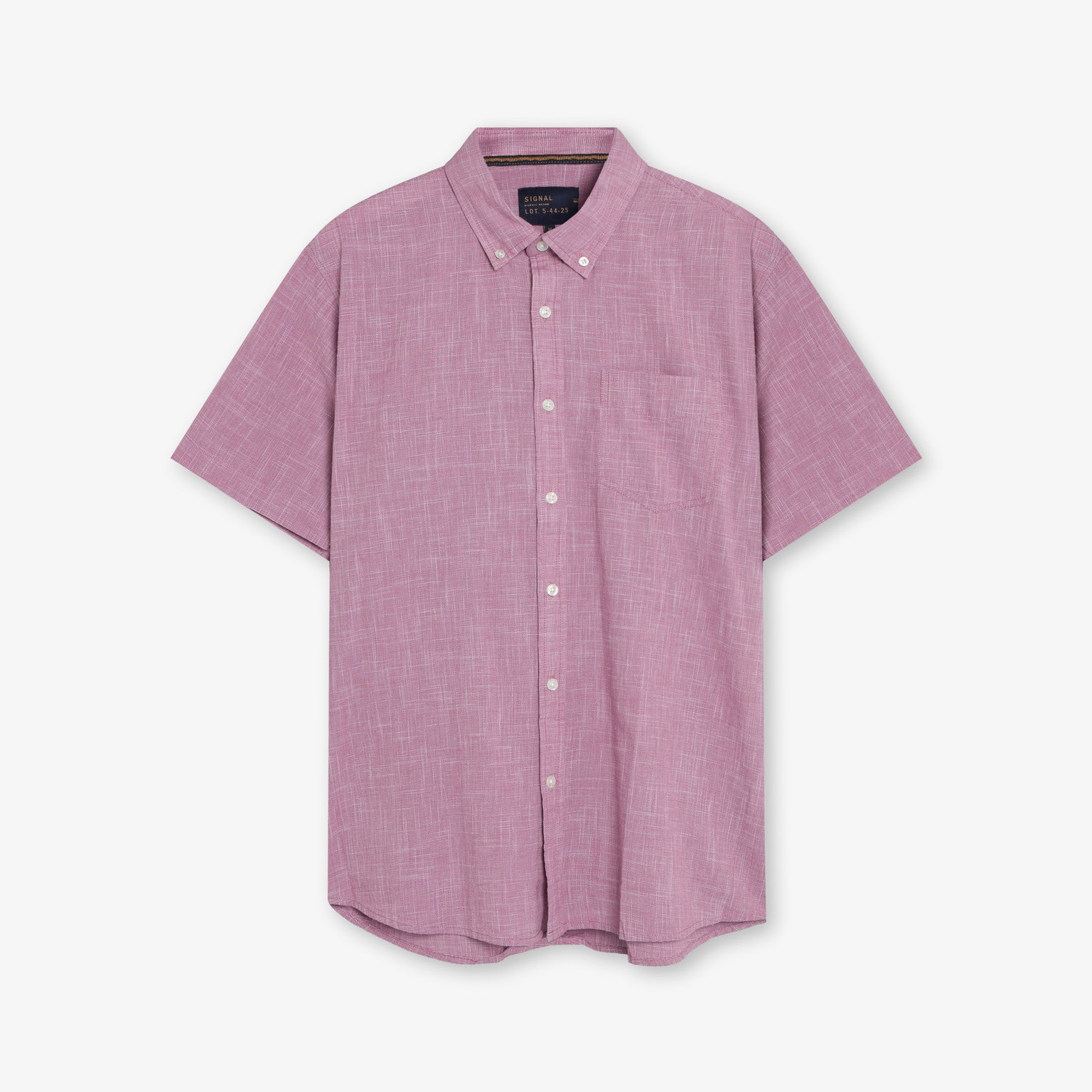 Signal - Teis Structure s/s Shirt - Mauve Rose
