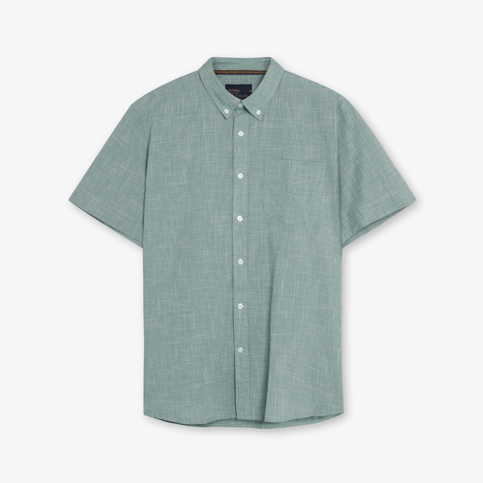 Signal - Teis Structure s/s Shirt - Green Ivy