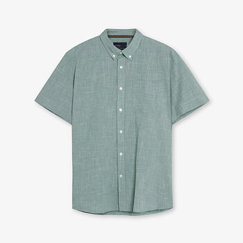 Signal - Teis Structure s/s Shirt - Green Ivy