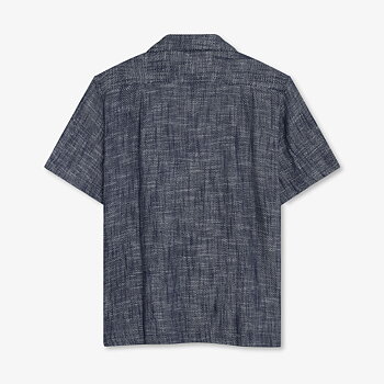 Signal - Telly Grainy s/s Shirt - Blue Captain