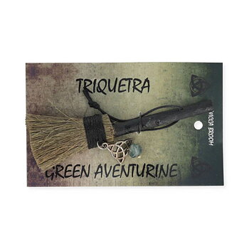 Häxkvast - Triquetra med grön aventurin