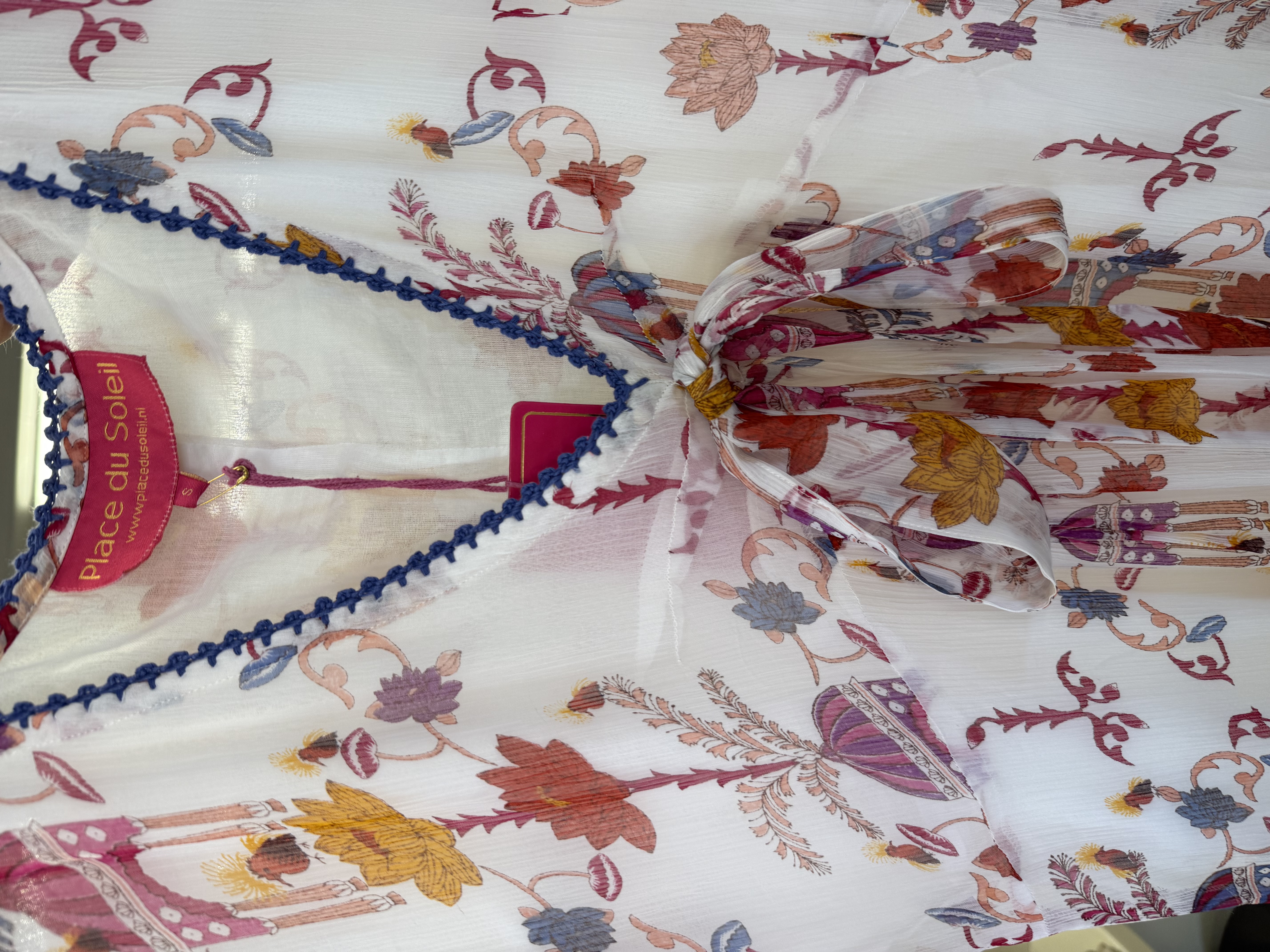 Birdhouse Chiffon Long Dress - Place Du Soleil - 5