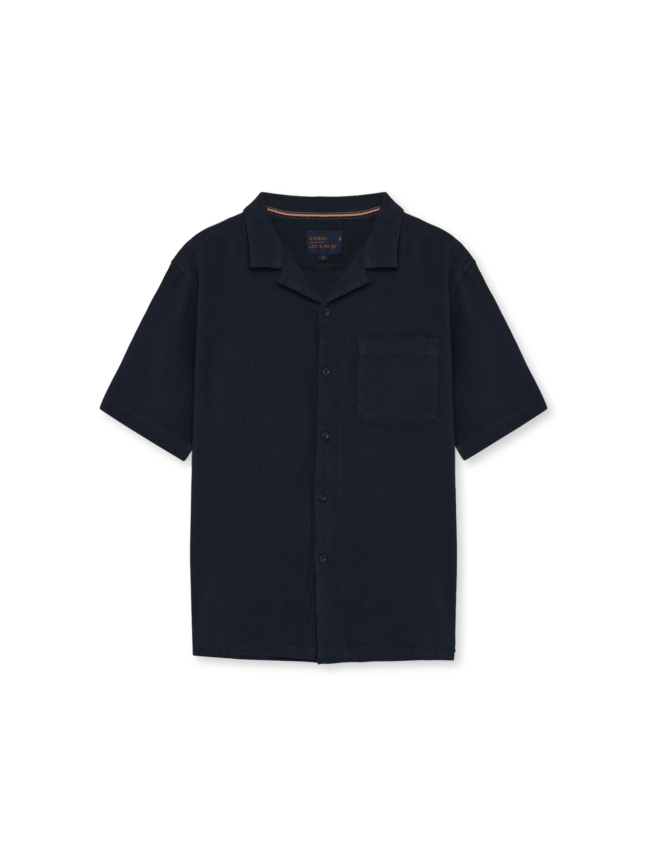 Signal - Terkel Loose s/s Shirt - Deep Marine