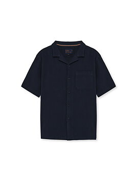 Signal - Terkel Loose s/s Shirt - Deep Marine