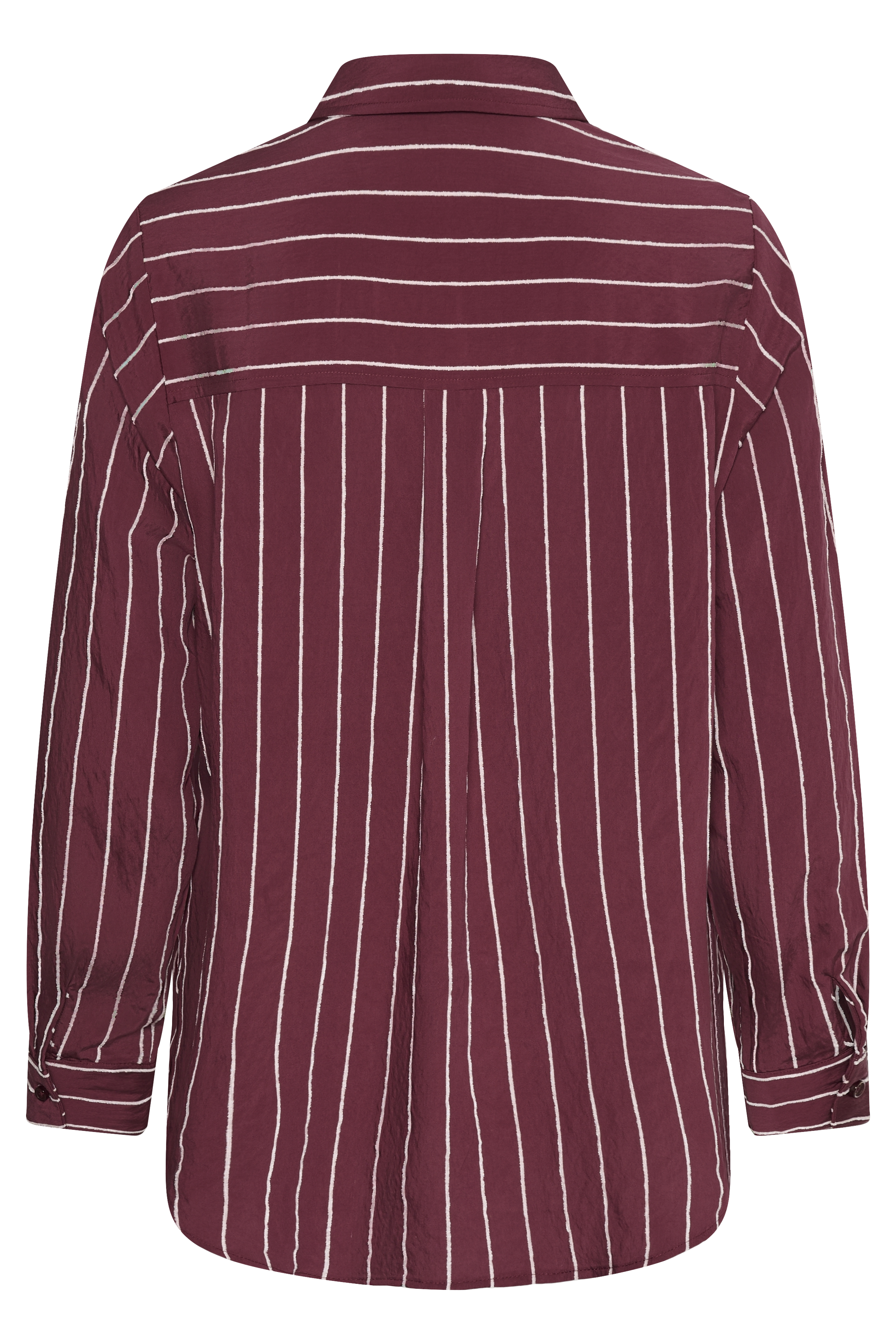 CUarin Shirt Burgundy White Stripe - 2
