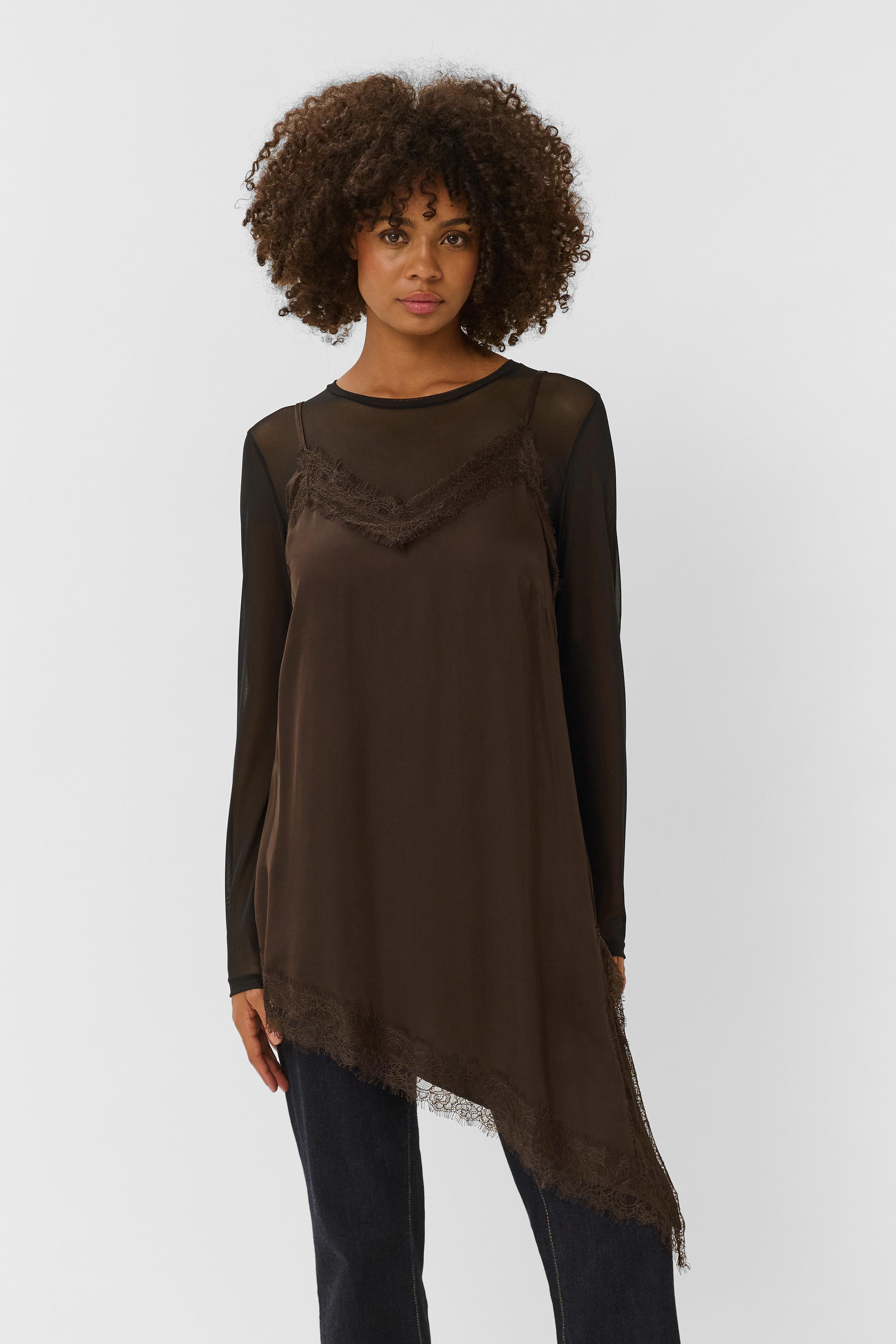 CUdotty Berna Strap Top Coffee Bean - 7