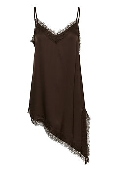 CUdotty Berna Strap Top Coffee Bean