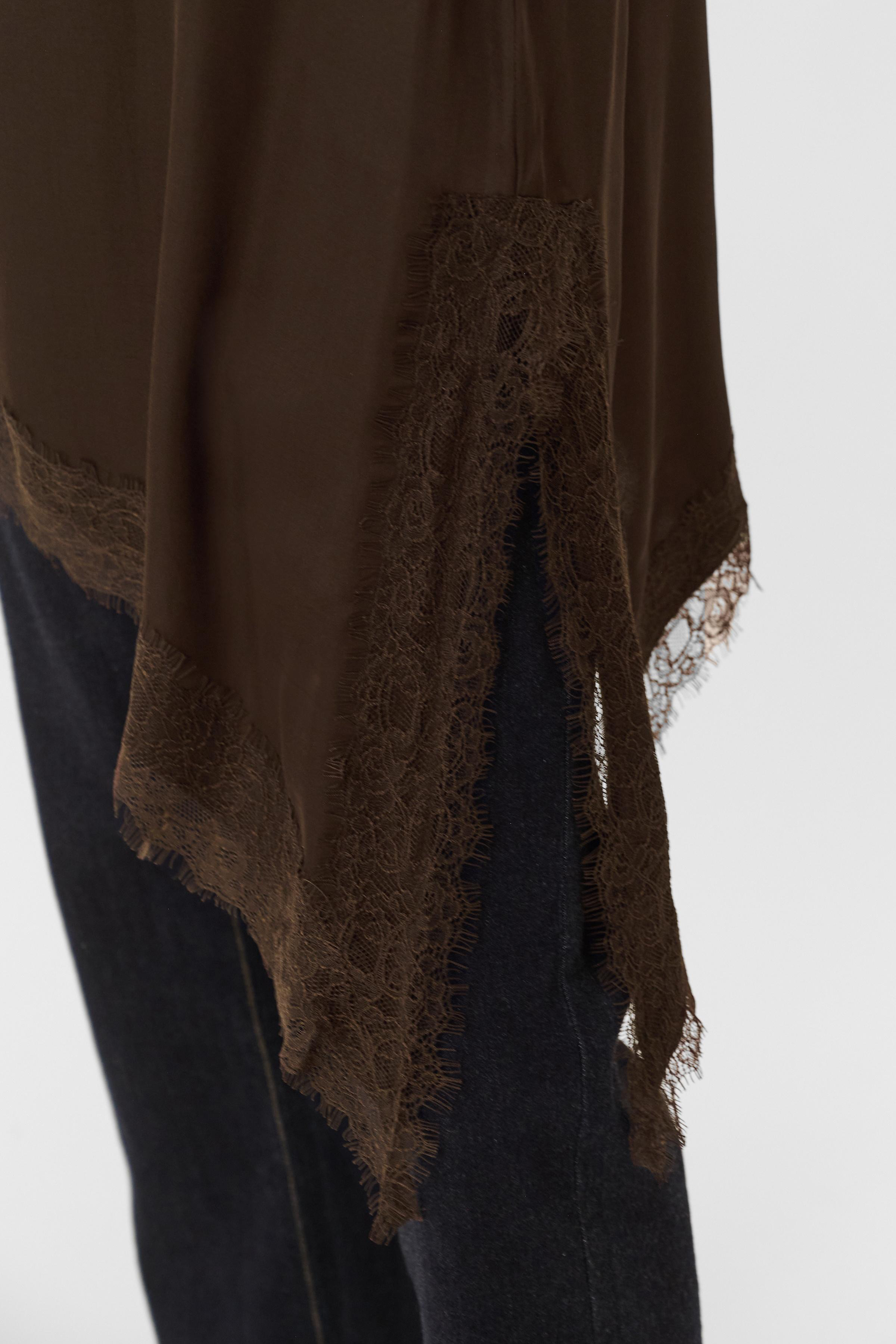 CUdotty Berna Strap Top Coffee Bean - 4
