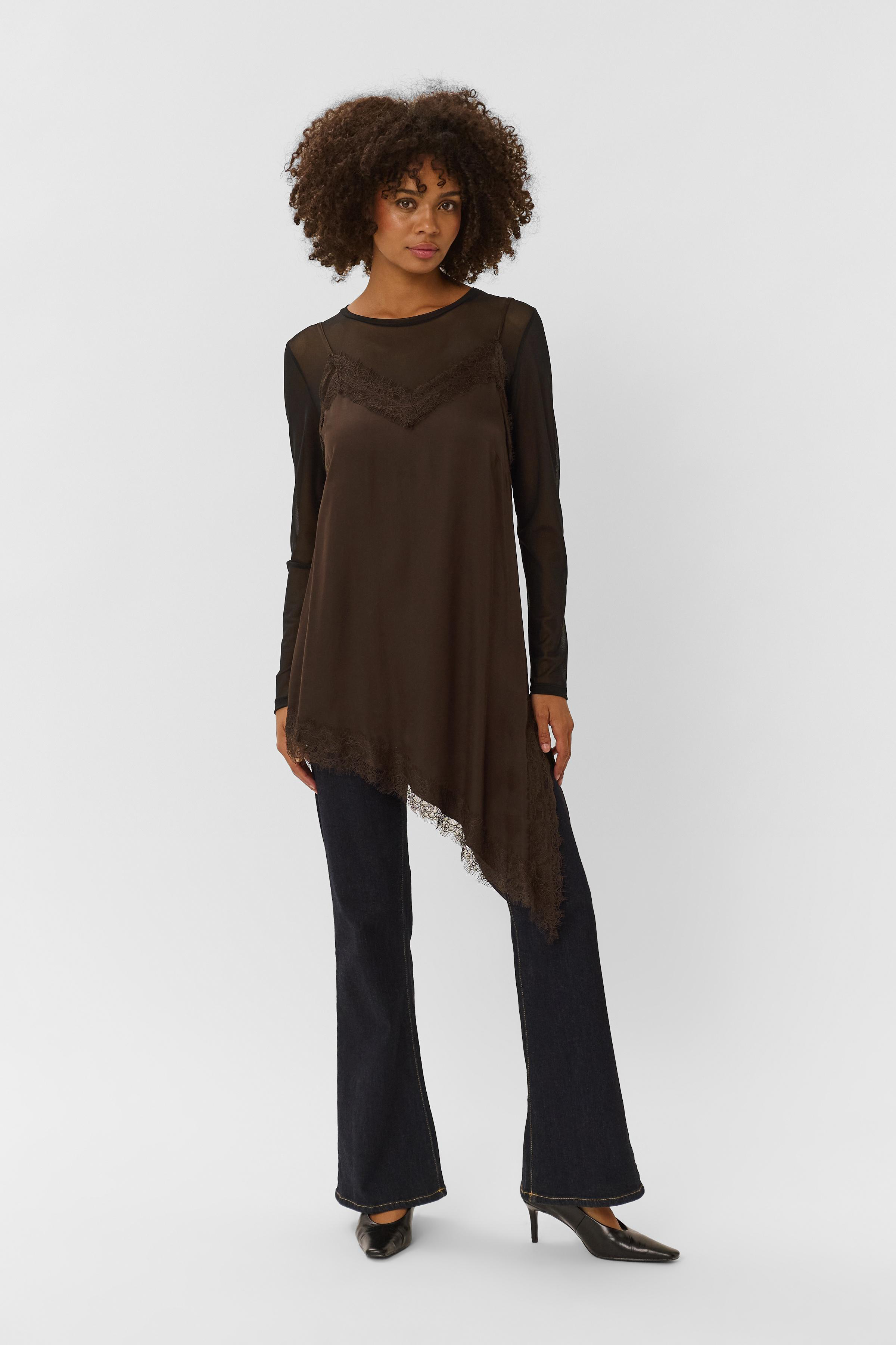 CUdotty Berna Strap Top Coffee Bean - 5