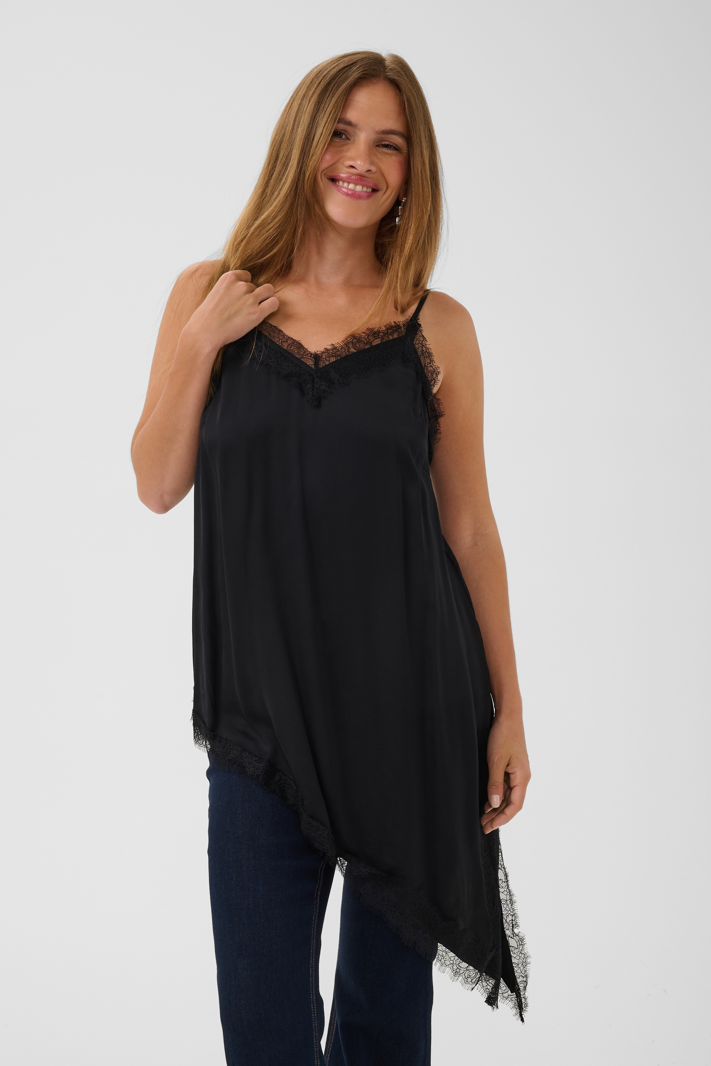 CUdotty Berna Strap Top Black - 6