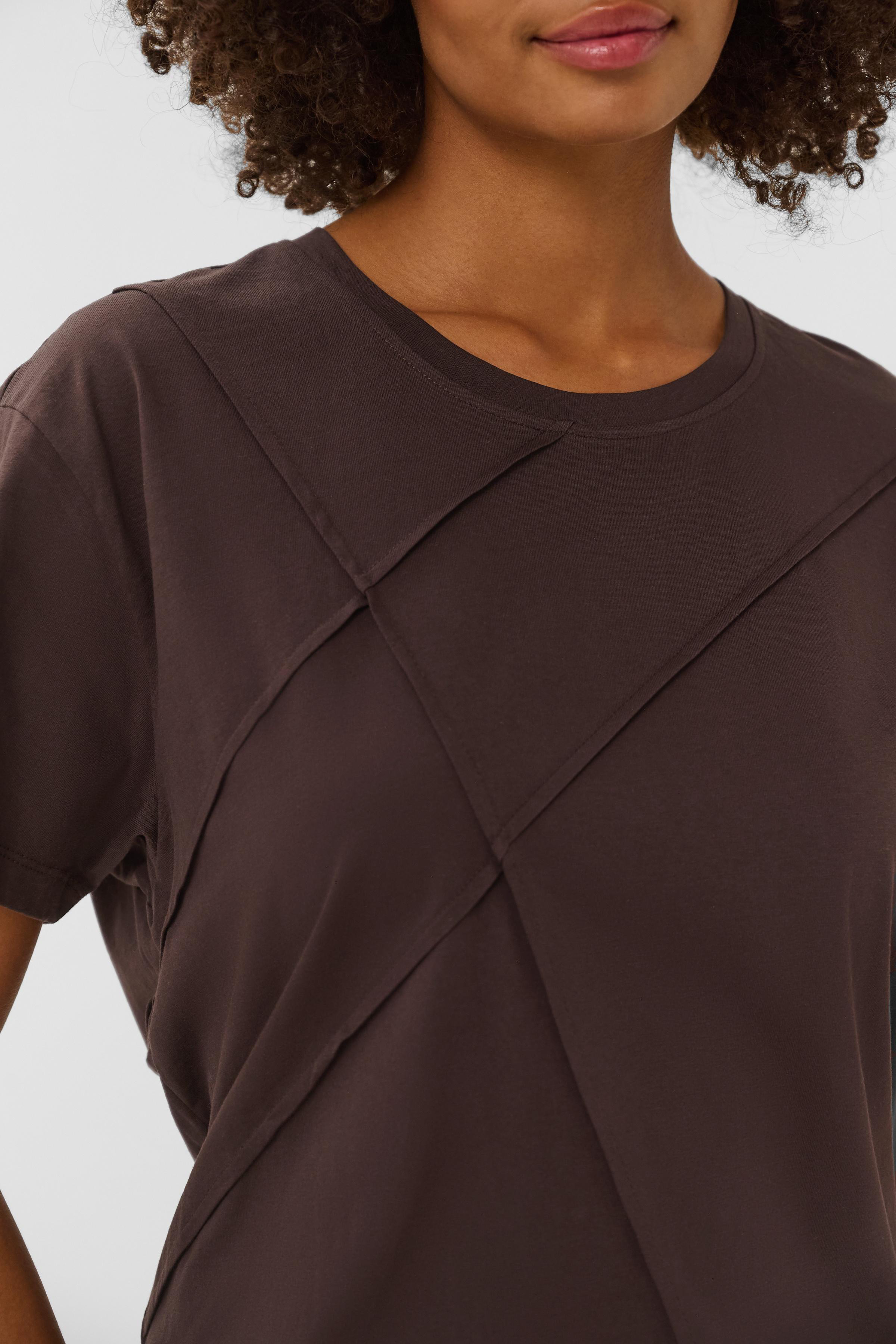 CUstitch Amora T-Shirt Coffee Bean - 3