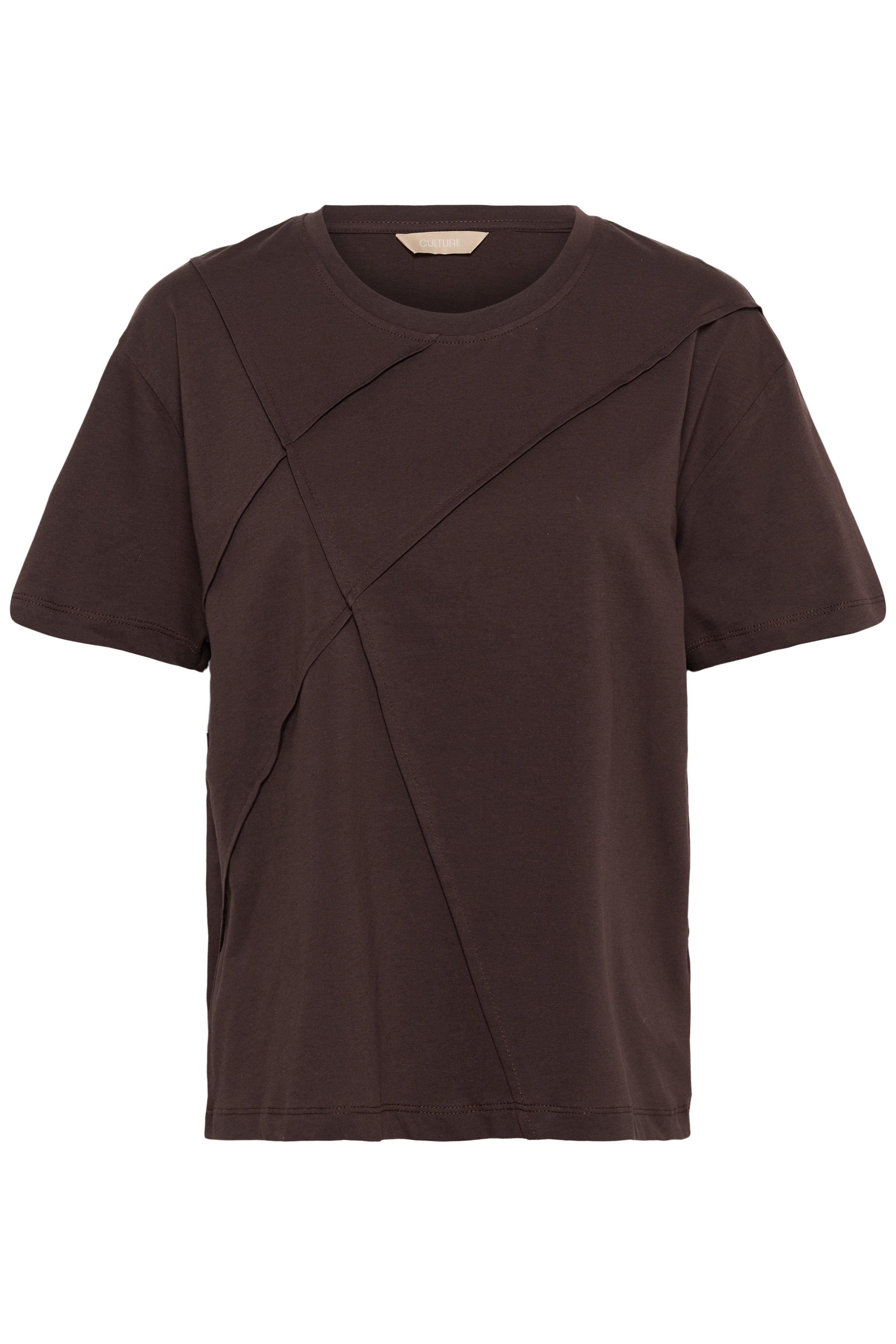 CUstitch Amora T-Shirt Coffee Bean