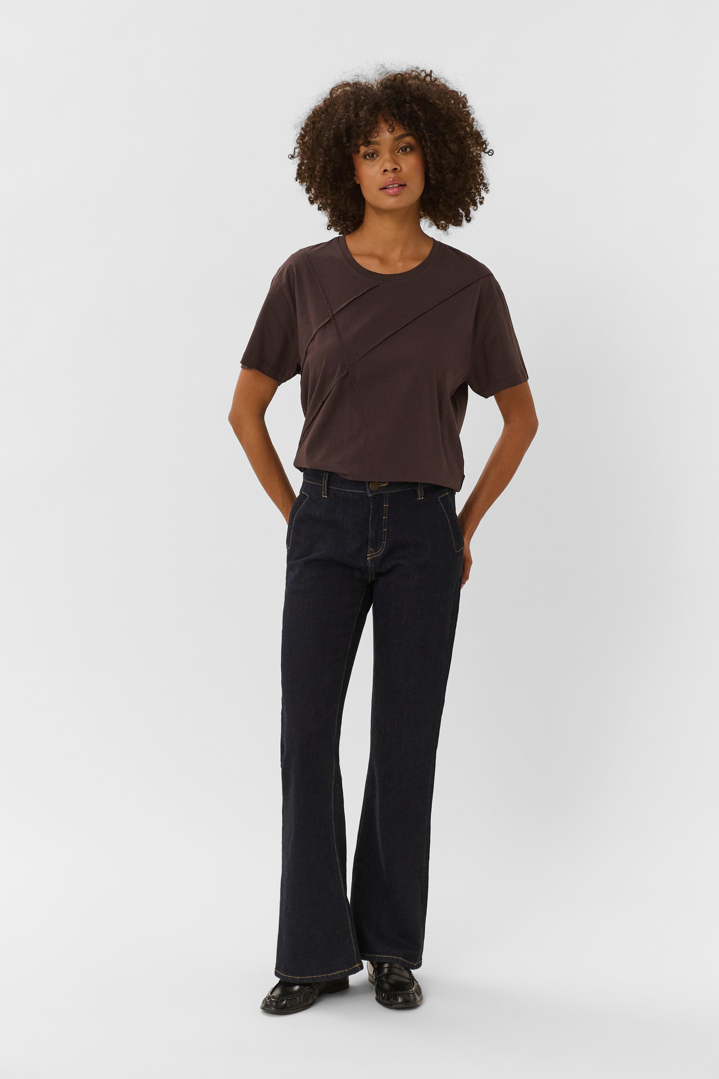 CUstitch Amora T-Shirt Coffee Bean - 4
