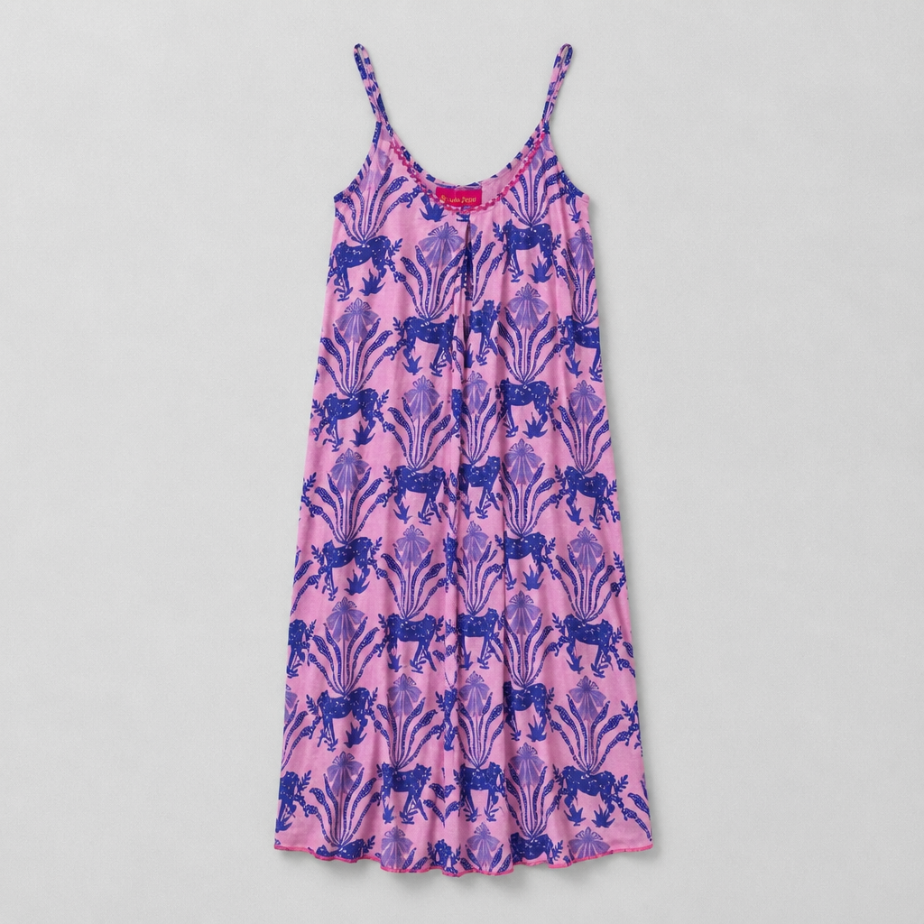 Pink Blue Dress - Place Du Soleil - 3
