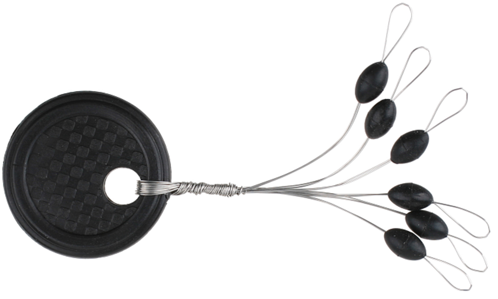 Mikado Float stoppers, black rubber