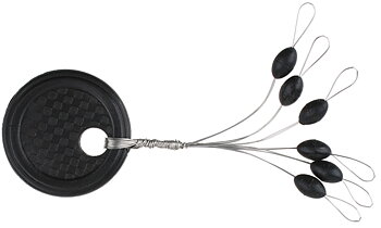 Mikado Flötesstopp, black rubber