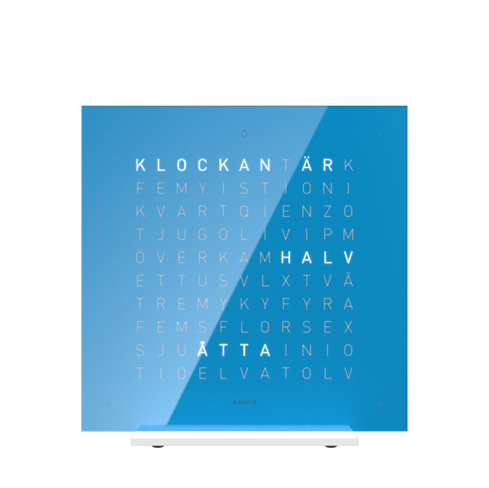 Qlocktwo 13,5x13,5 cm  Pure edition (flera färger) 