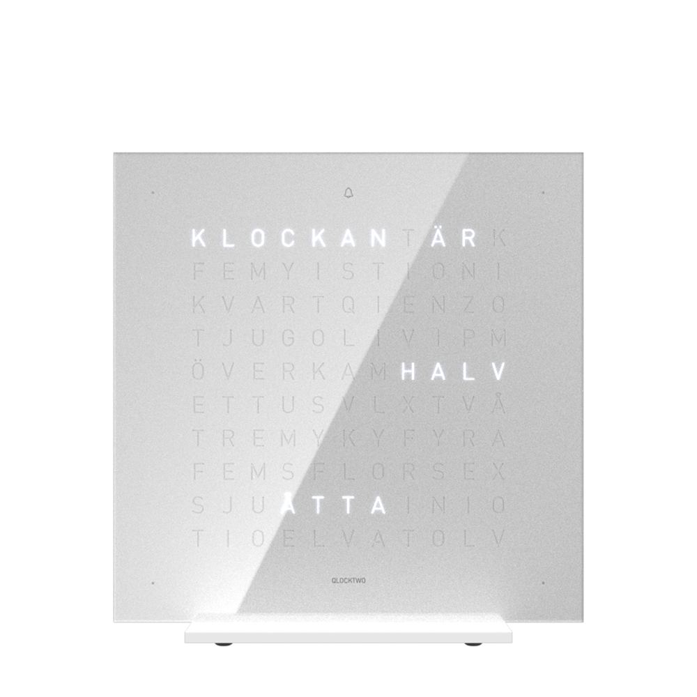 Qlocktwo 13,5x13,5 cm  Pure edition (flera färger)  - 12