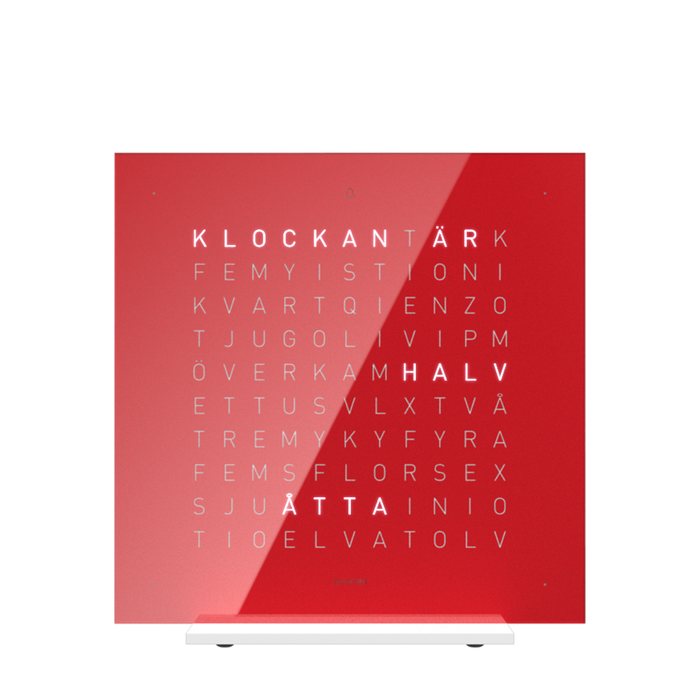 Qlocktwo 13,5x13,5 cm  Pure edition (flera färger)  - 6
