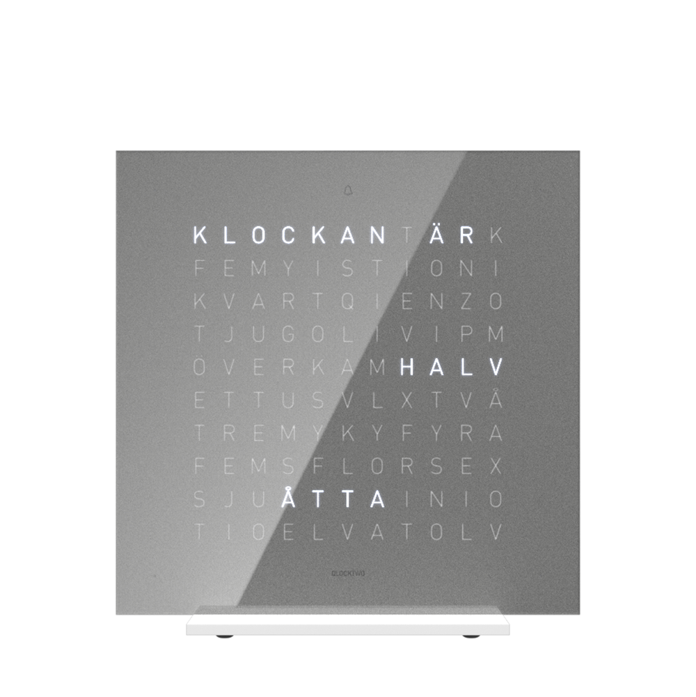Qlocktwo 13,5x13,5 cm  Pure edition (flera färger)  - 8