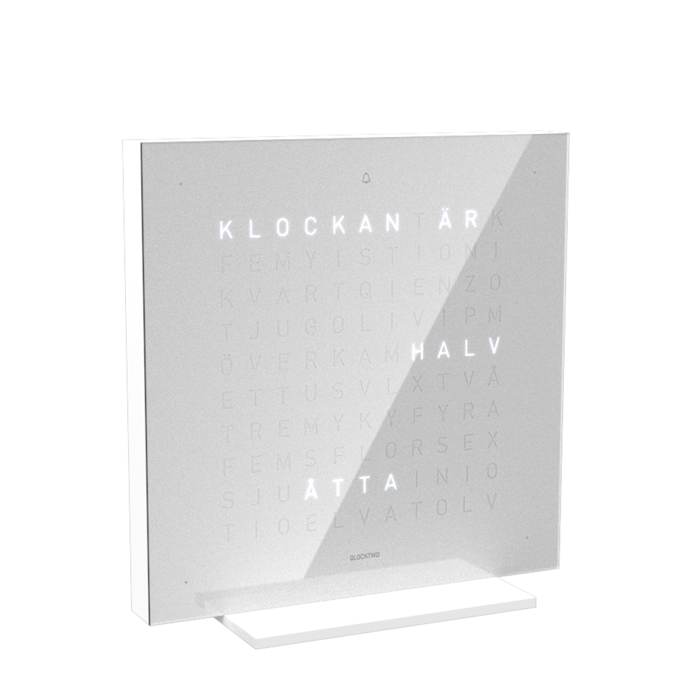 Qlocktwo 13,5x13,5 cm  Pure edition (flera färger)  - 13