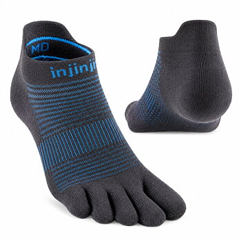 Injinji Run Lightweight No-Show Carbon