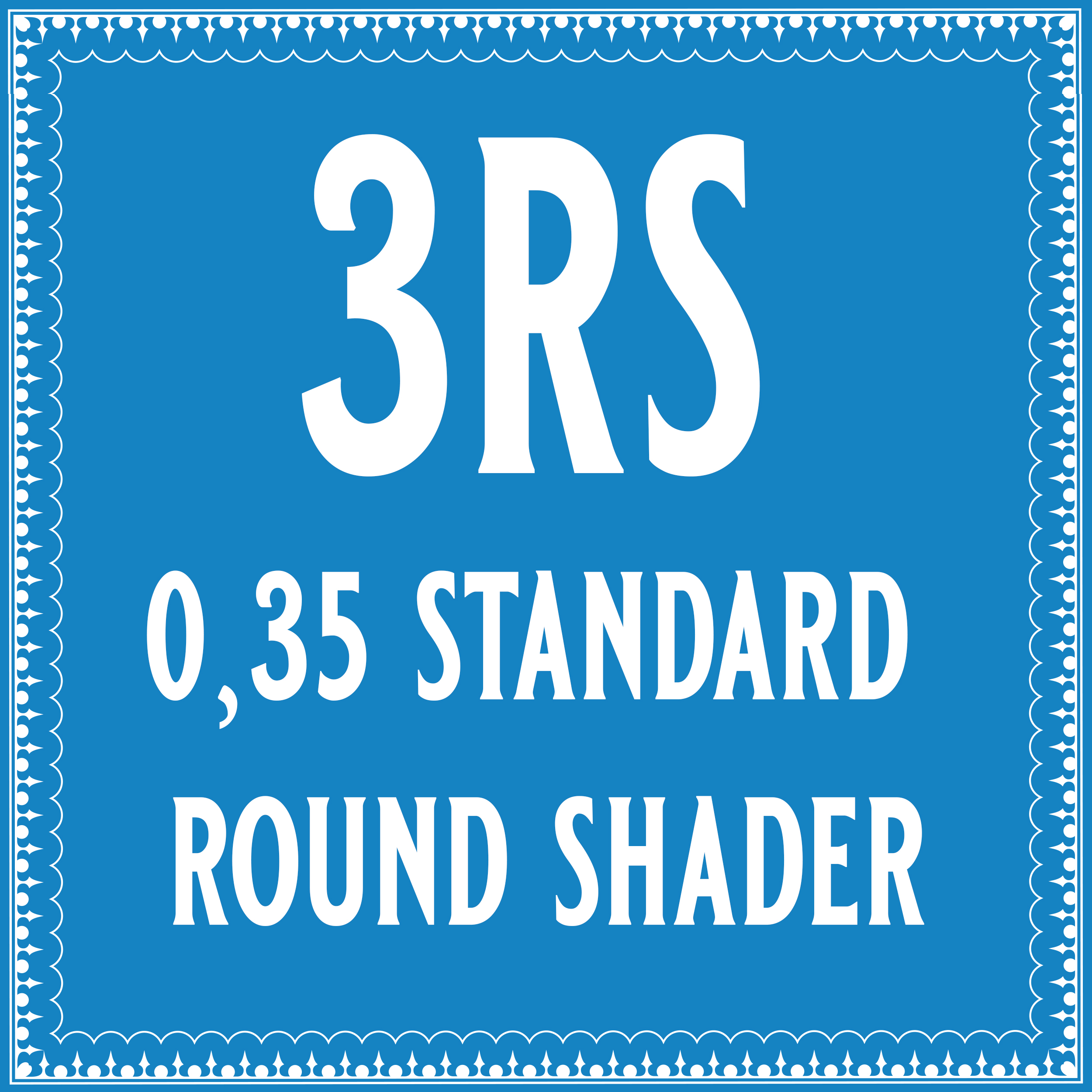 35/3 Standard Round Shader Cartridge
