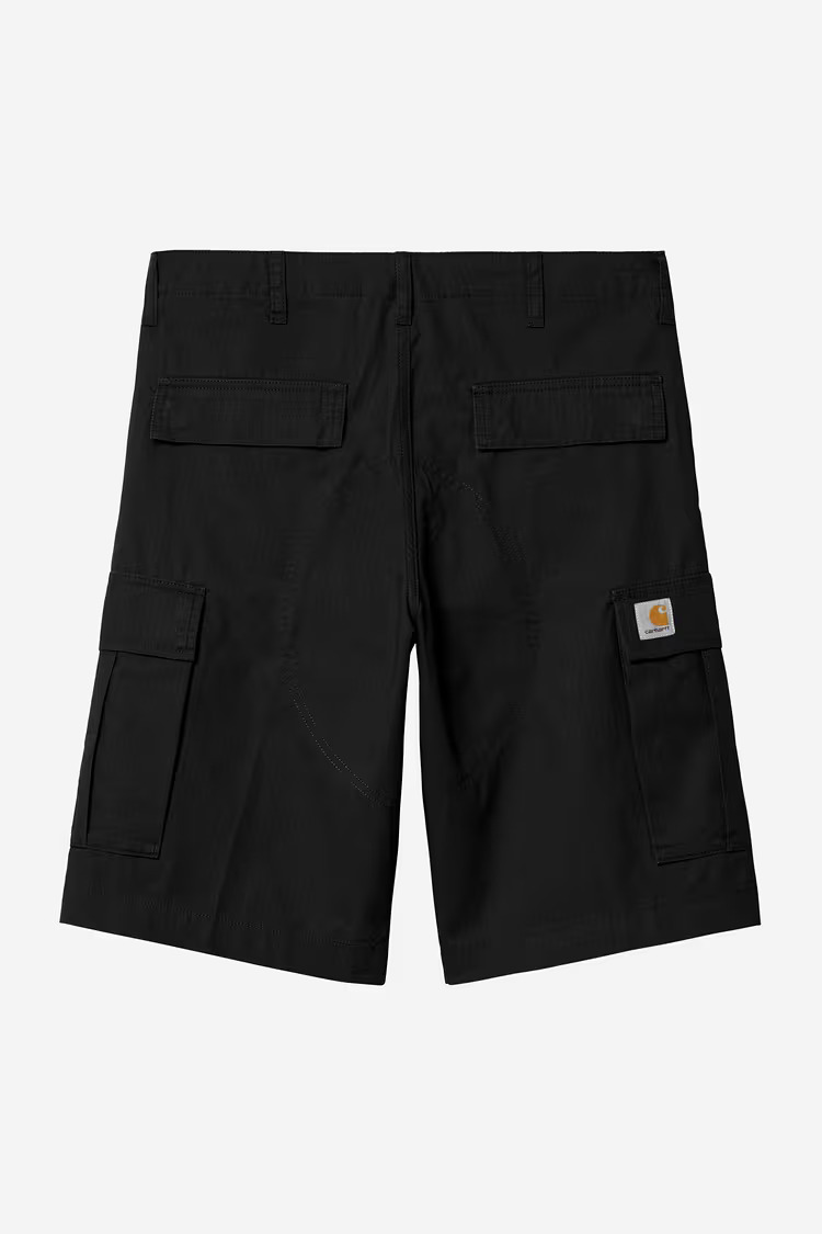 Carhartt WIP Regular Cargo Shorts Black Rinsed - 7