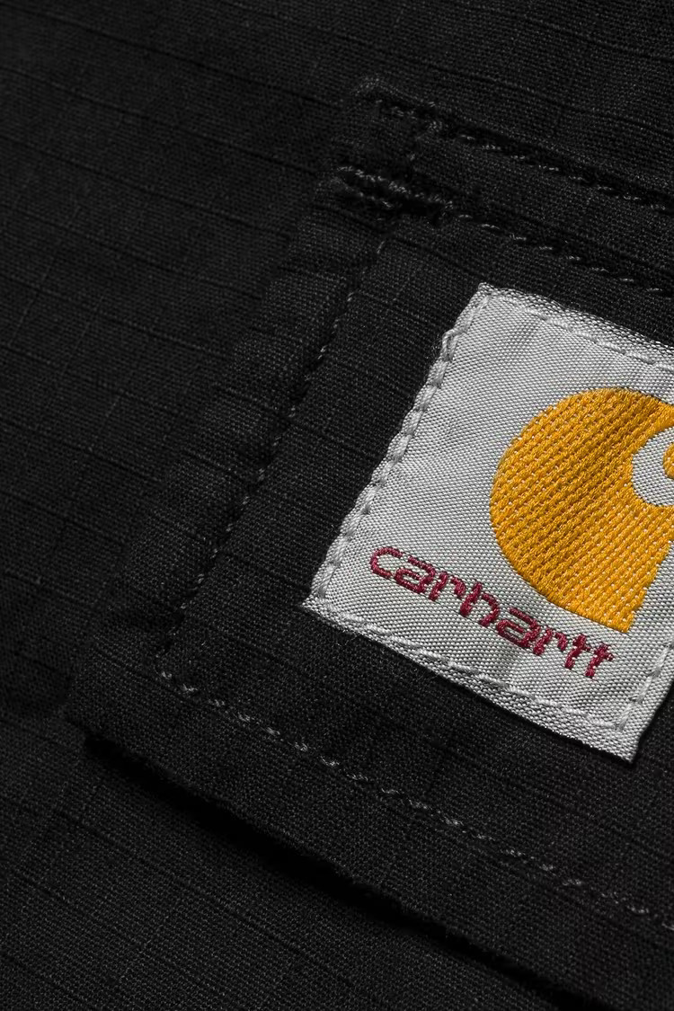 Carhartt WIP Regular Cargo Shorts Black Rinsed - 6