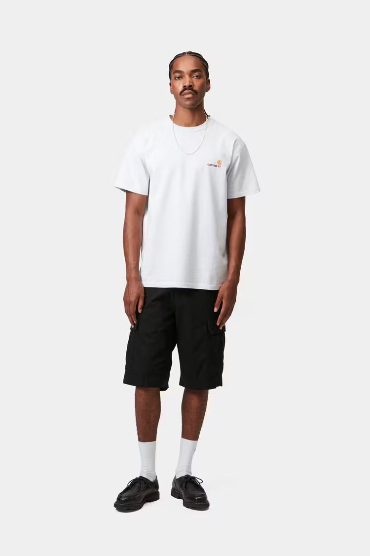 Carhartt WIP Regular Cargo Shorts Black Rinsed - 4