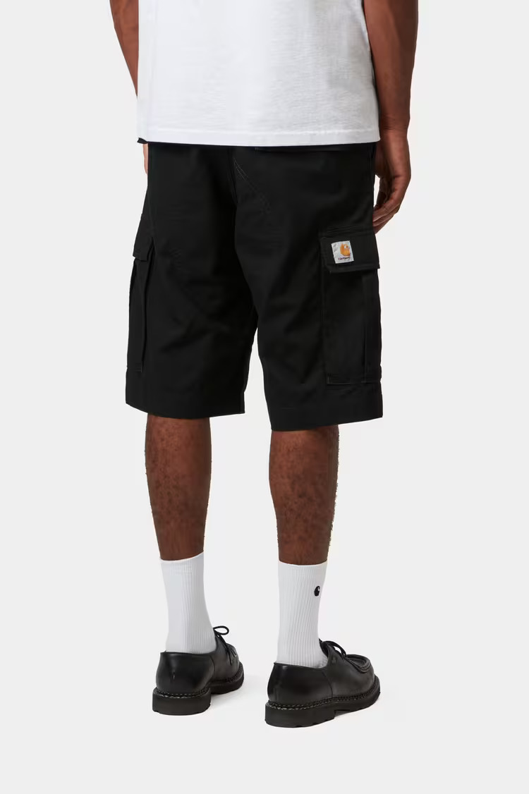 Carhartt WIP Regular Cargo Shorts Black Rinsed - 2