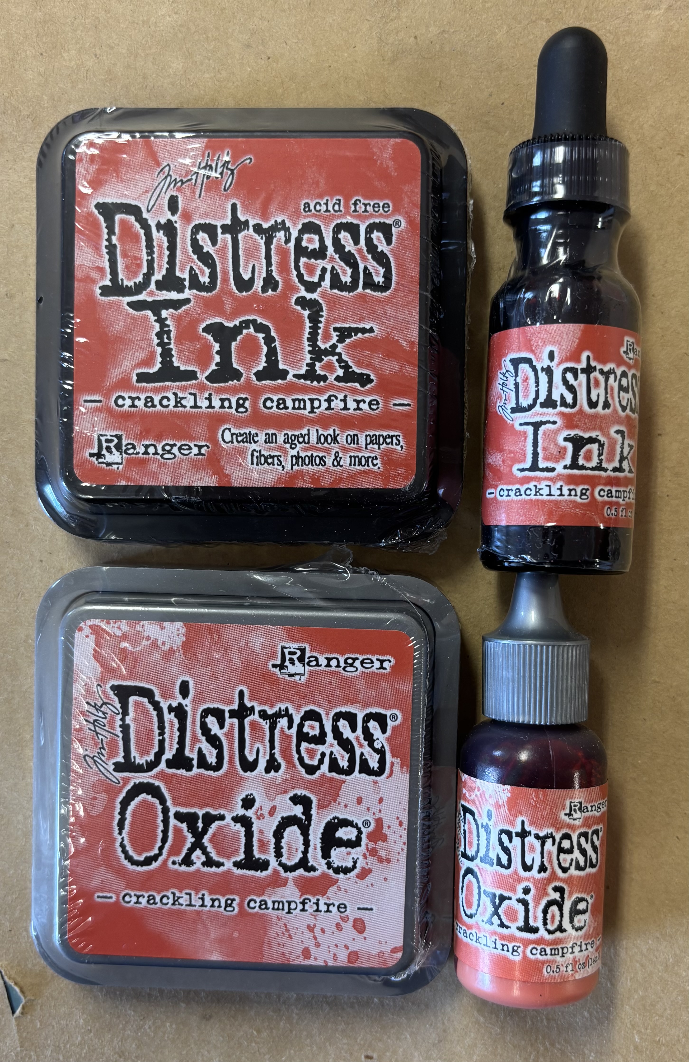 Distress ink set Crqackling Campfire