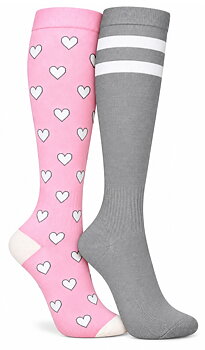 2-Pack Sthlm Sock co. Stödstrumpor Hjärtan
