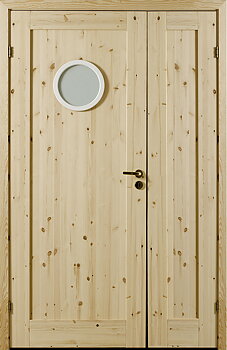 Pardörr RAKEL 1 Furu CG1 bred+smal