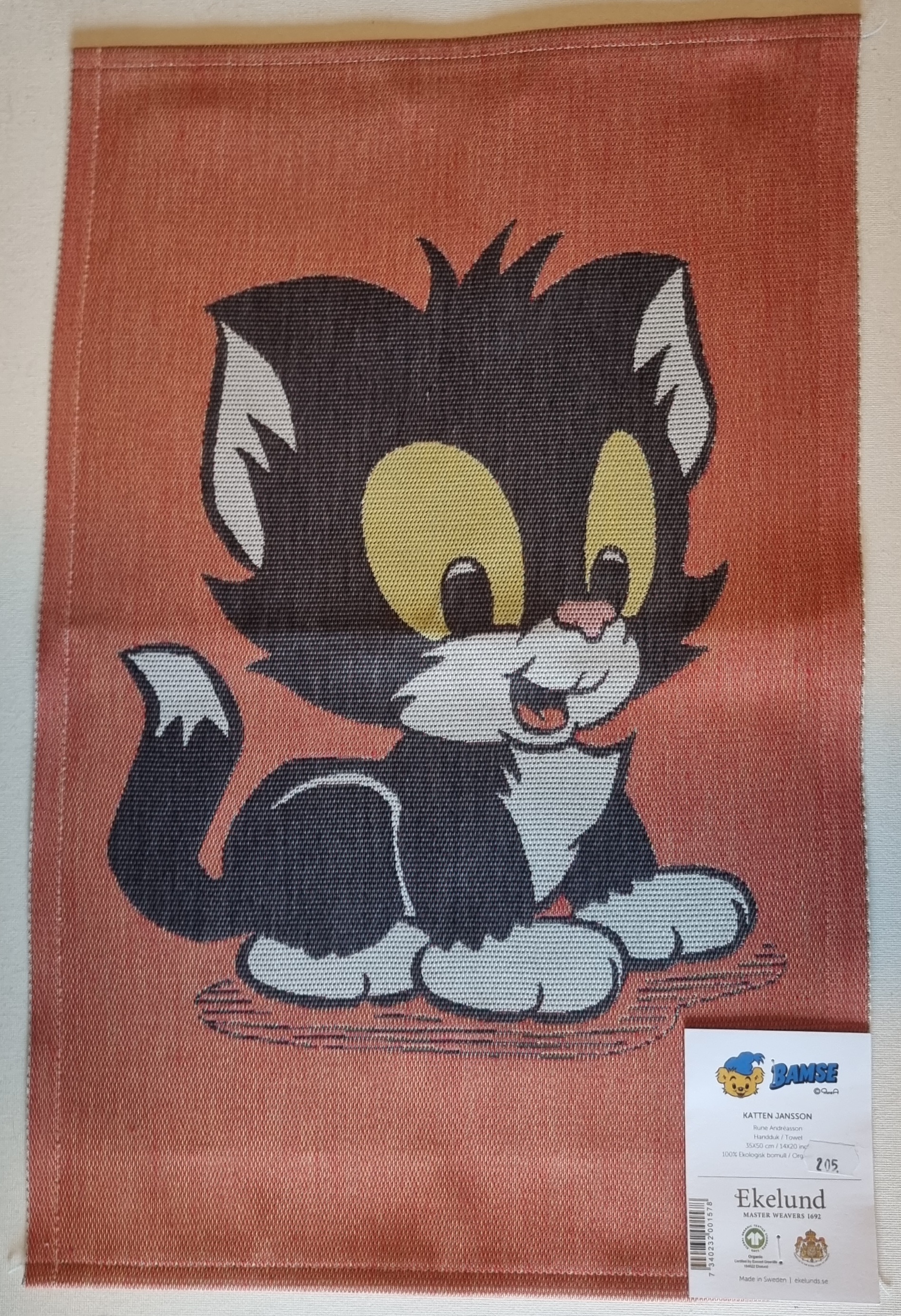 Handduk Ekelund "Katten Jansson" 