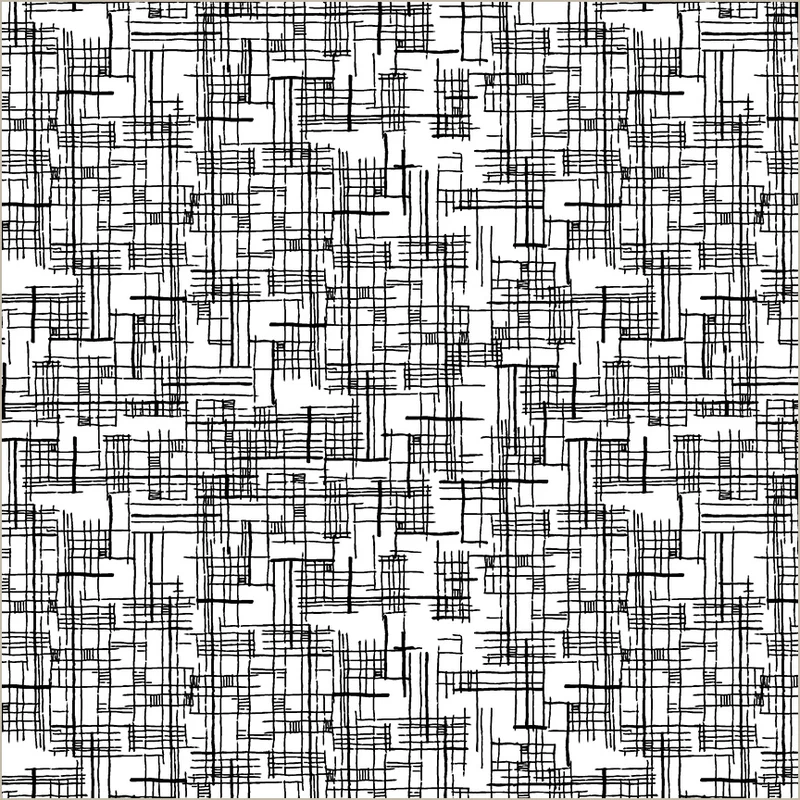 Tyg:  White/Black Map - Winding Roads