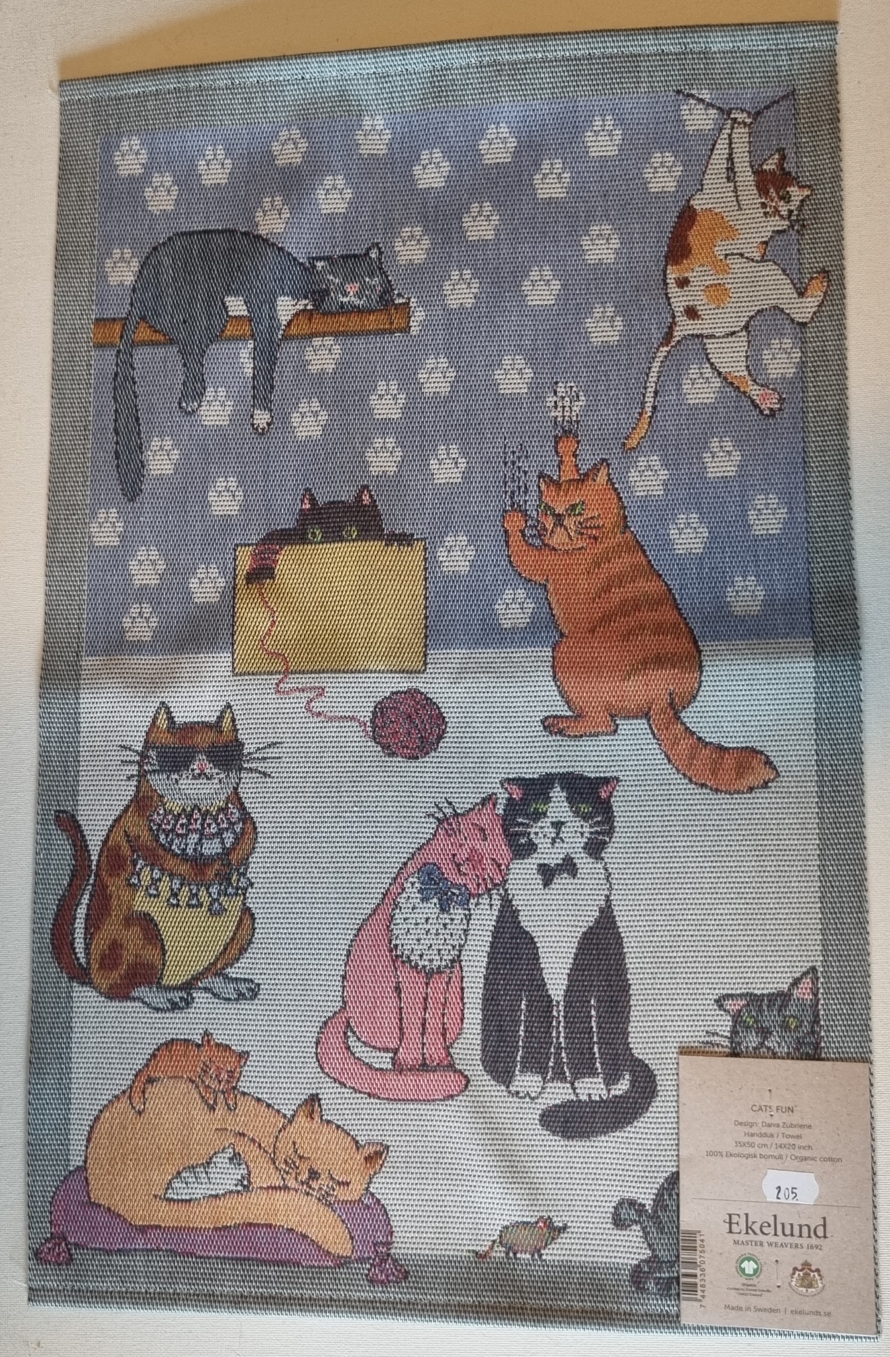 Handduk Ekelund "Cats fun"
