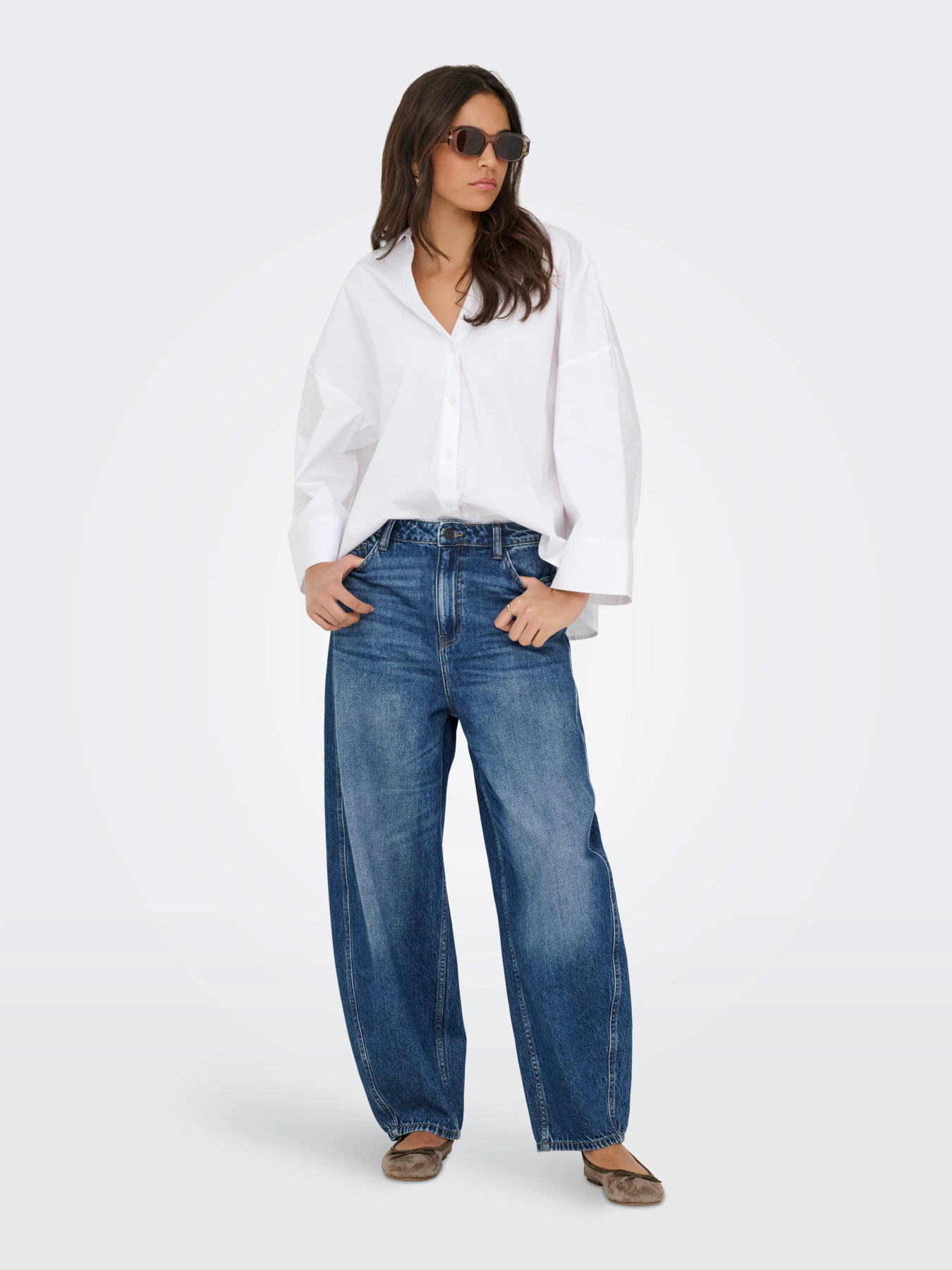 JDYMIO 7/8 SHIRT WVN White - 12