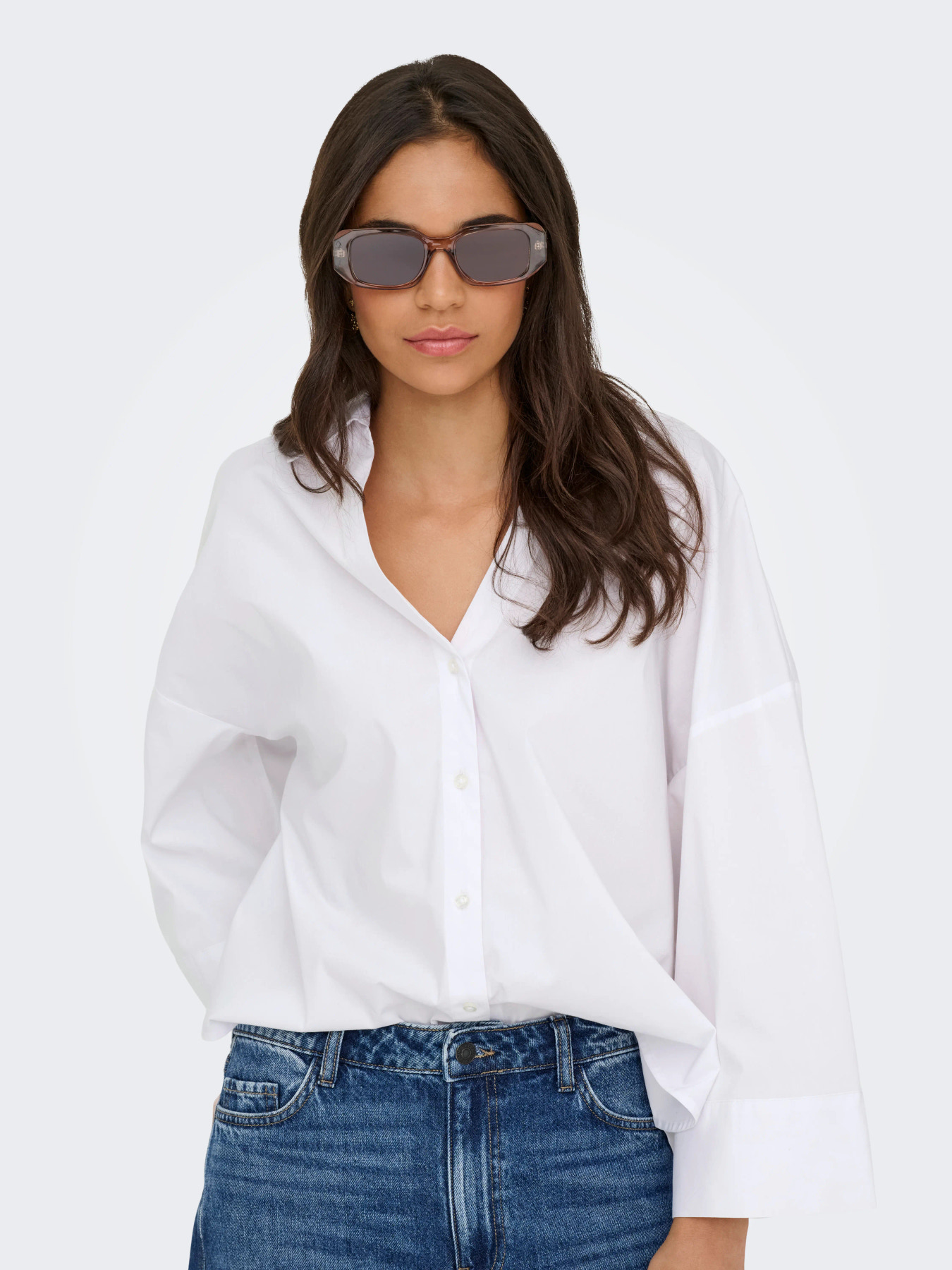 JDYMIO 7/8 SHIRT WVN White - 7