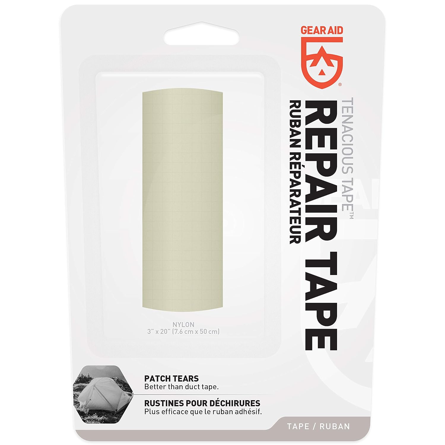 Gear Aid - Cinta reparadora Tenacious gris