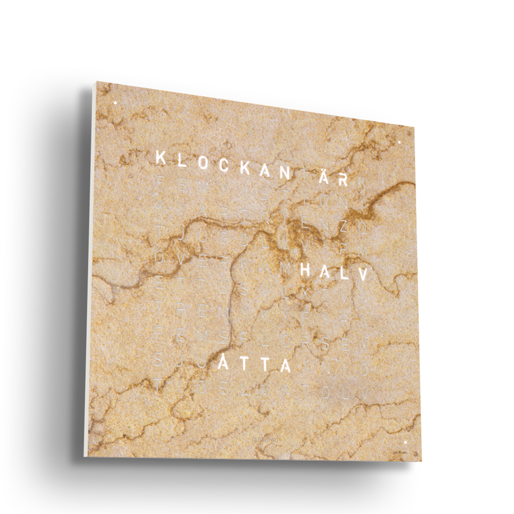 Qlocktwo 45x45 cm Creator´s Edition (Desert) 