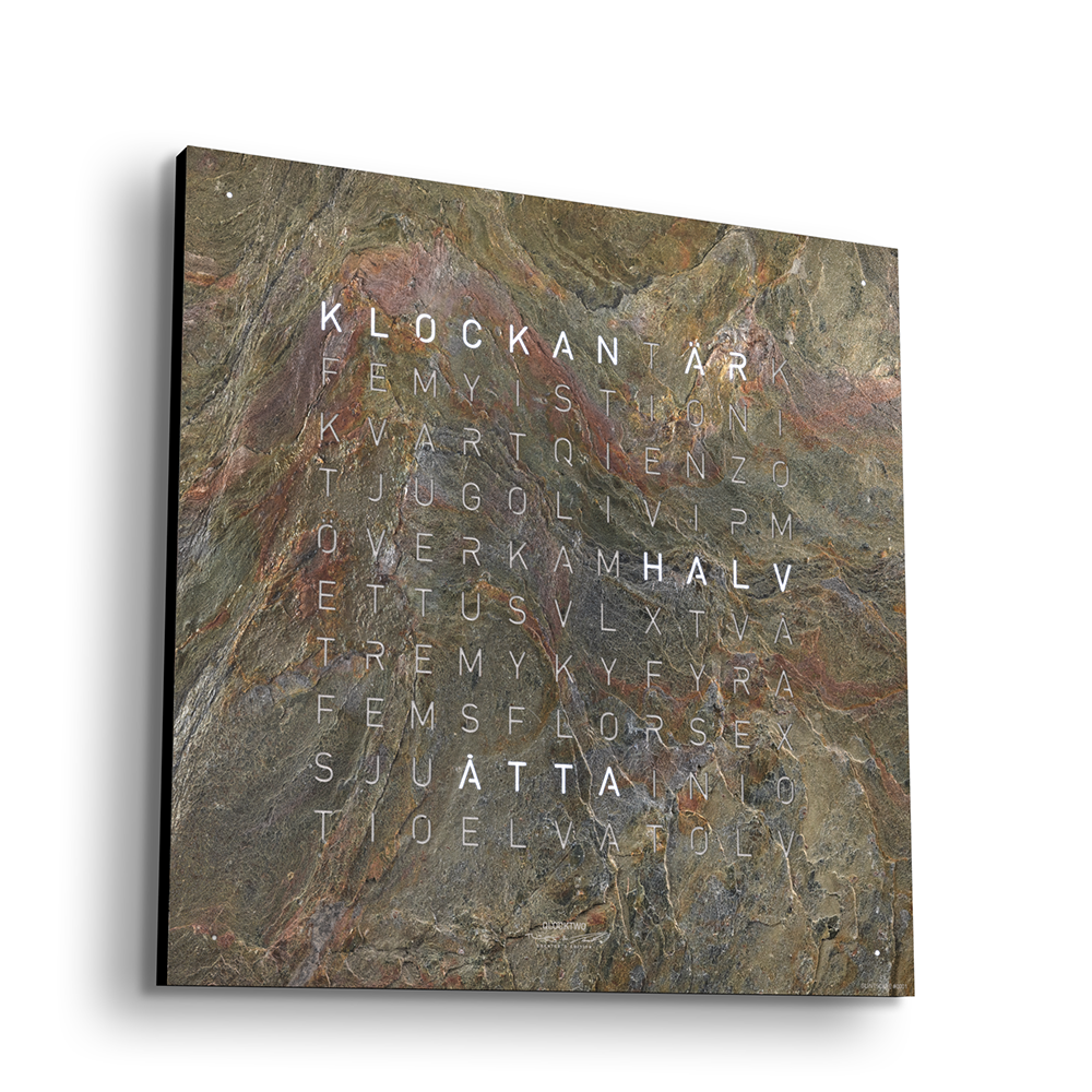 Qlocktwo 45x45 cm Creator´s Edition (Glintscape)  - 4
