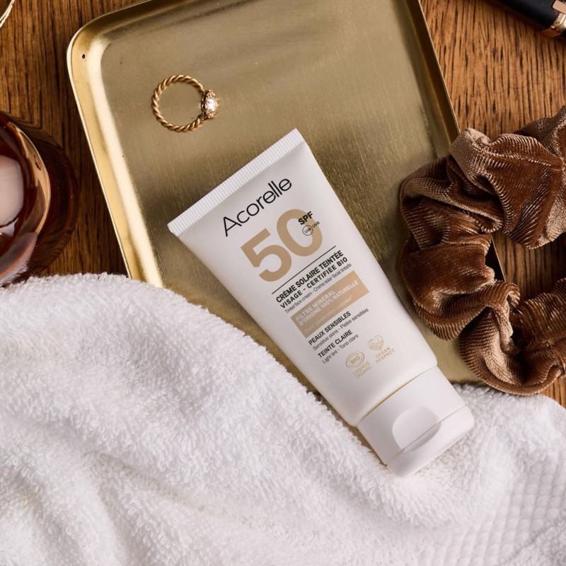 Acorelle Tinted Face Sunscreen SPF50 Light 50ml - 2