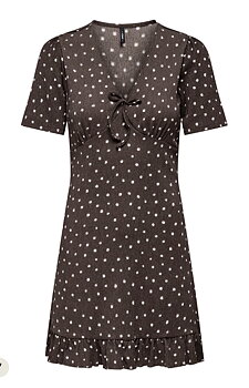 Only Molly SS v-neck Dress Shopping Bag Cloud dancer