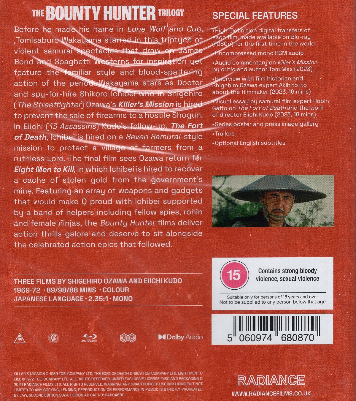 The Bounty Hunter Trilogy (ej svensk text) (Blu-ray) - 2
